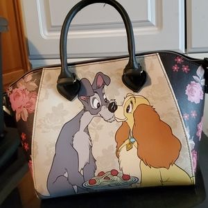 LOUNGEFLY LADY AND THE TRAMP SATCHEL